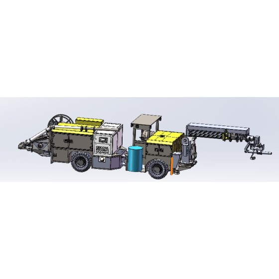 Trackless Wet Shotcrete Machine